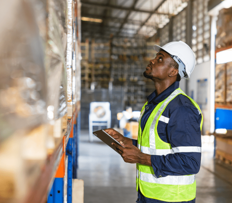 Reviewing warehouse for freight route optimization