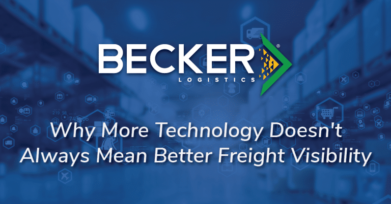 Why More Technology Doesn't Always Mean Better Freight Visibility Cover Image